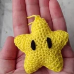 super mario invincibility crochet star amigurumi